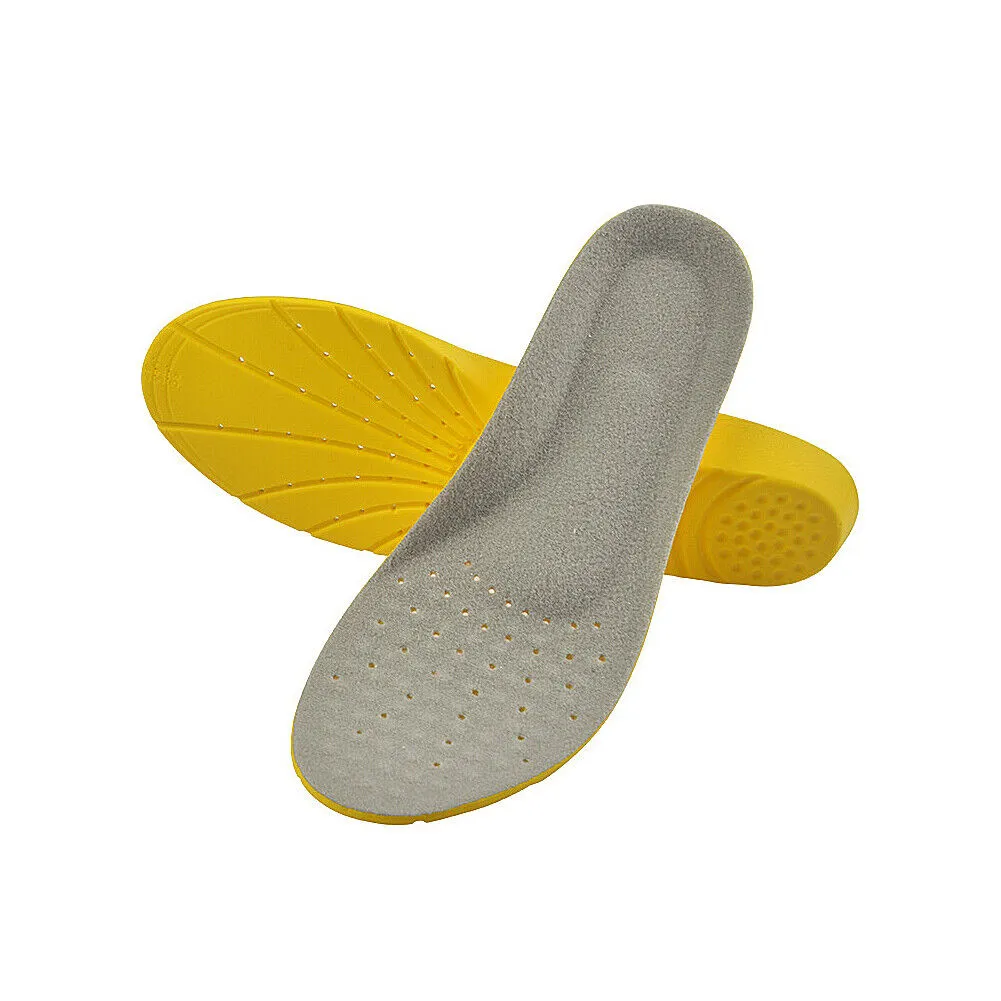 US 1-2 Pairs Mild Arch Support Memory Foam Insoles Orthotic Shoe Inserts Unisex