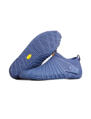 Vibram Furoshiki Knit High Mens Trainers Five Finger Trail Footwear - Navy