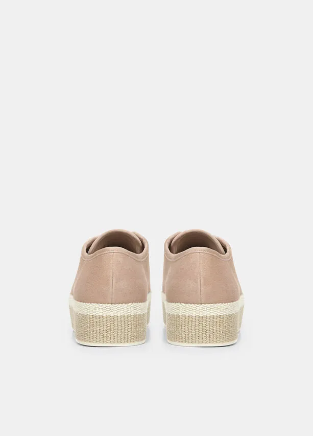 Vince - Windell Low-top Platform Sneakers in Oatmeal