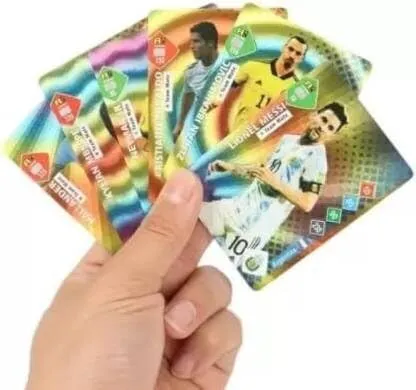 Wagela Premium Metal Football Cards 2023-24 Edition 55 Pcs Legend Cards World Cup Cards (Multicolor)