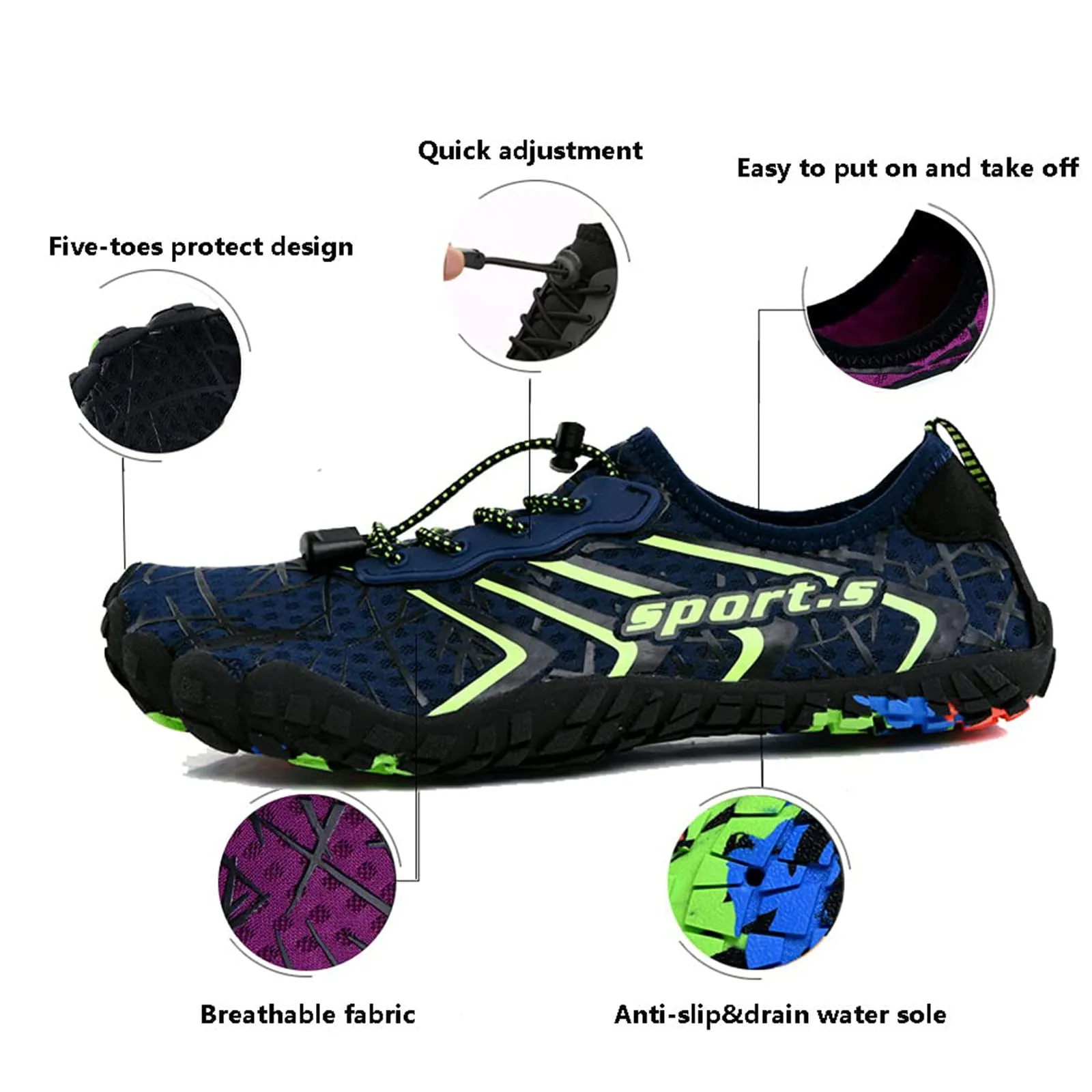 Water Shoes Beach Sports Quick Dry Barefoot