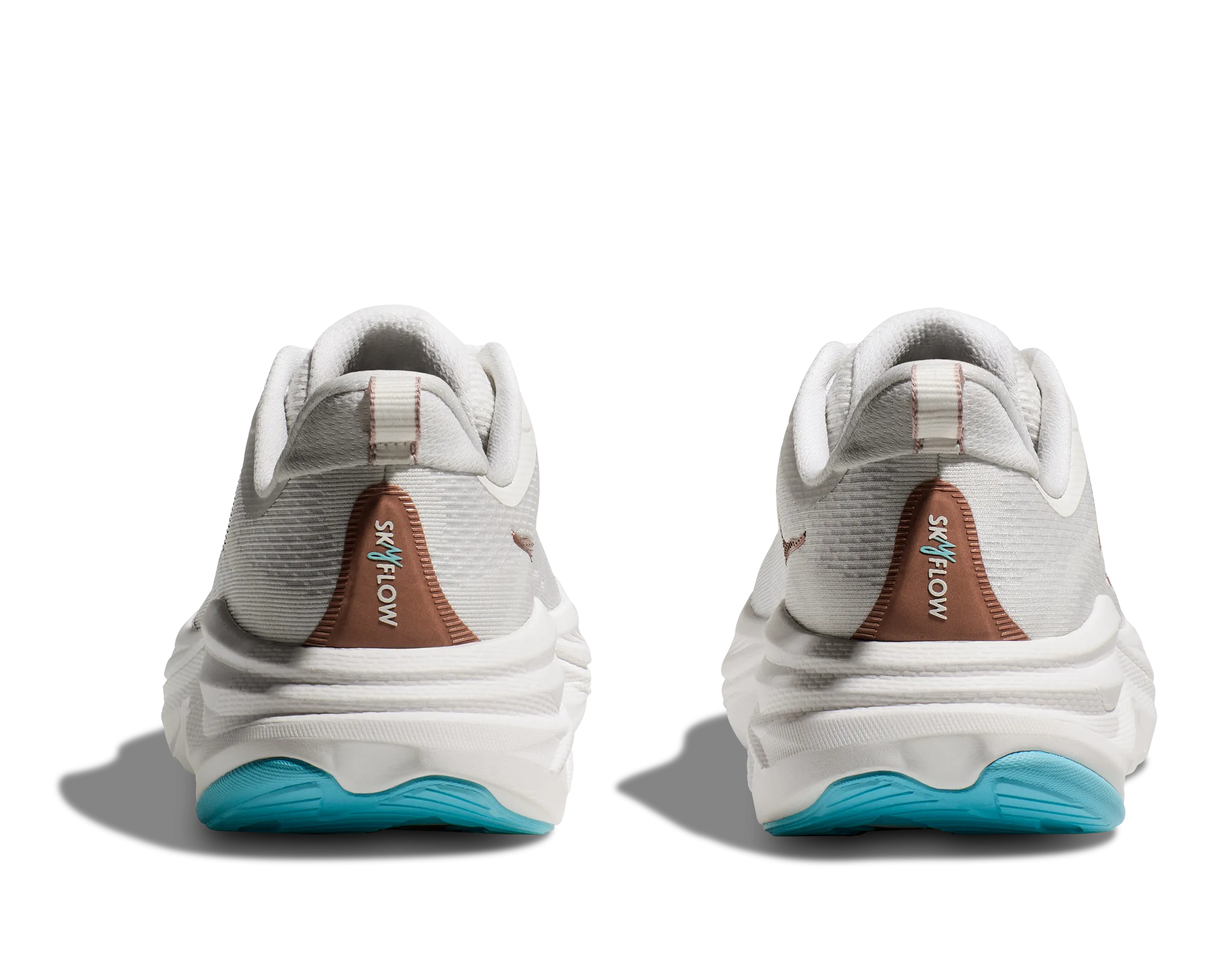 Women's HOKA Skyflow Running Shoe in Frost / Rose Gold