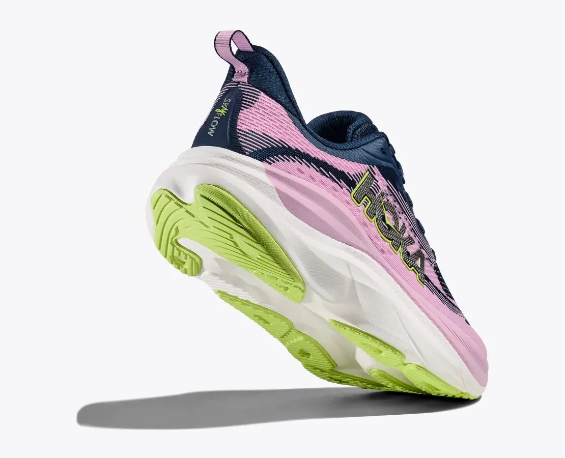 Women's HOKA Skyflow Running Shoe in Midnight / Pink