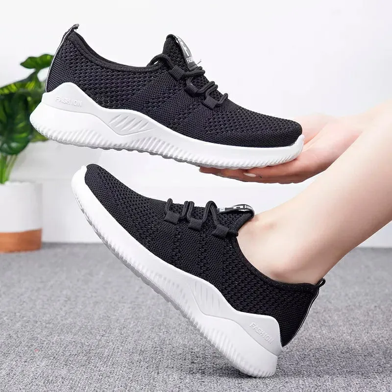 Women's Running Shoes Sport Mesh Sneakers - H-66