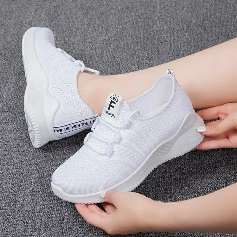 Women's Running Shoes Sport Mesh Sneakers - H-66