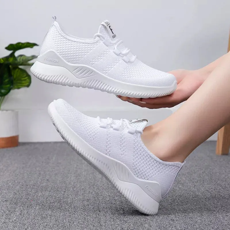 Women's Running Shoes Sport Mesh Sneakers - H-66