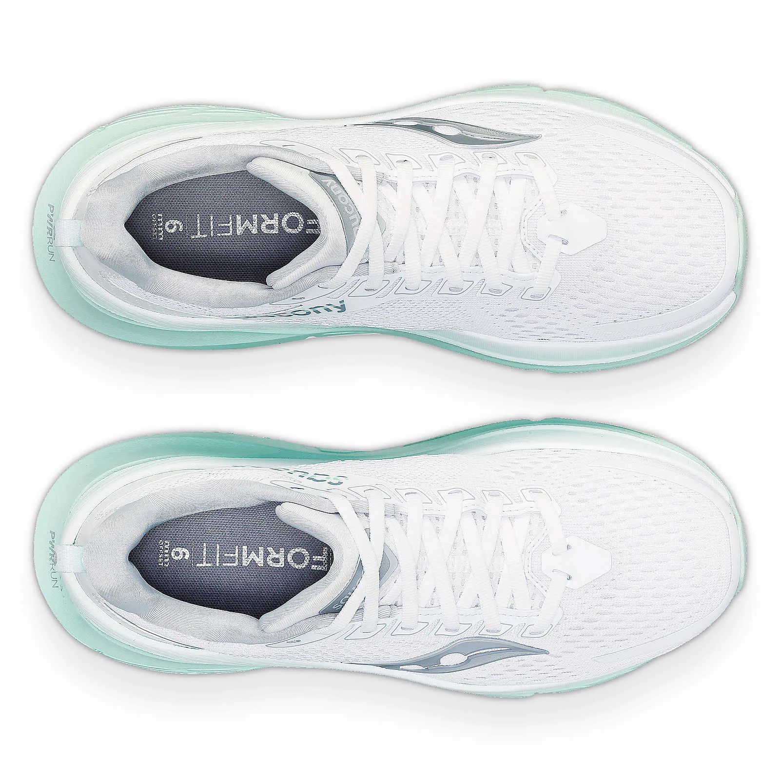 Women's Saucony Guide 17 Running Shoe in White | Jade