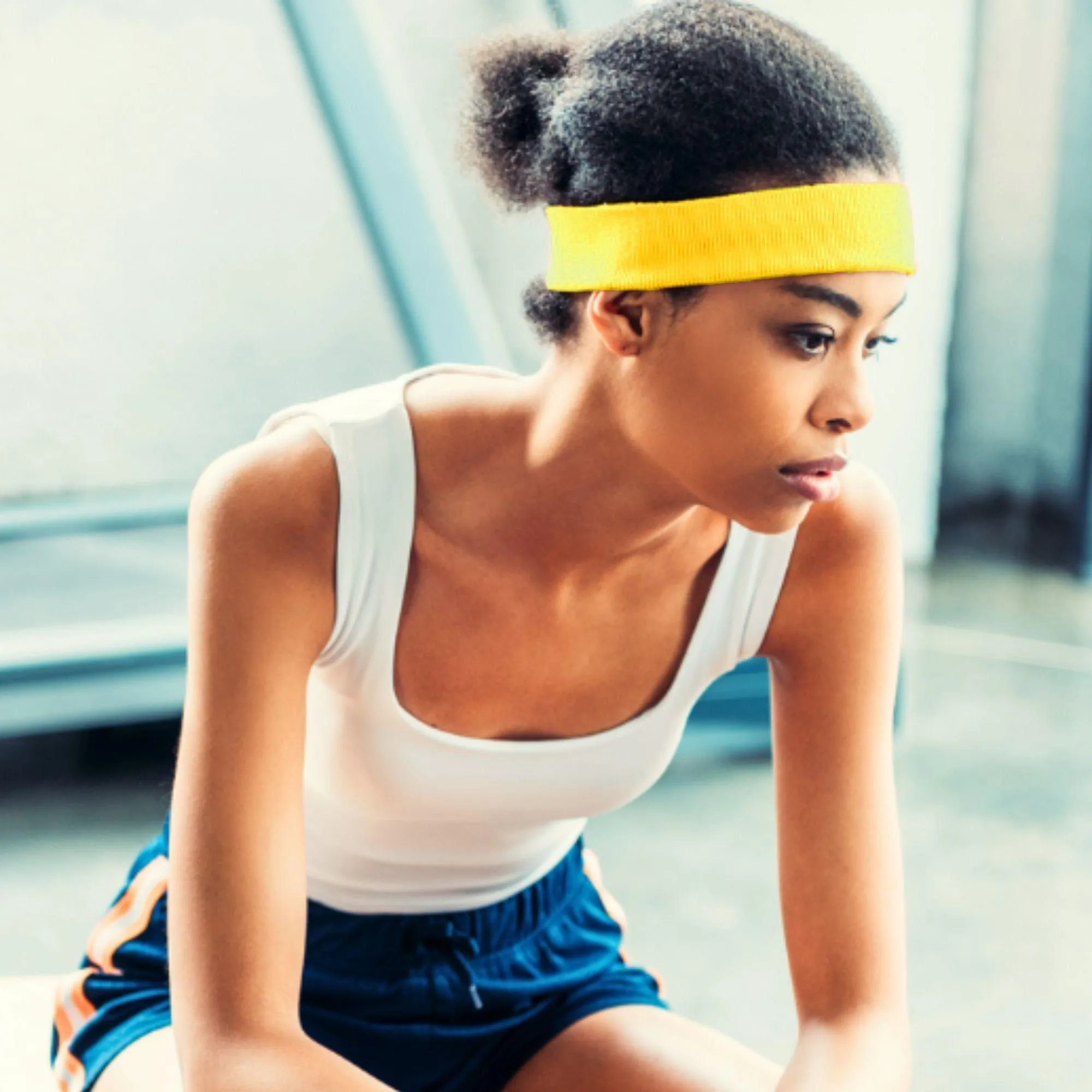 Yellow Head Sweatband