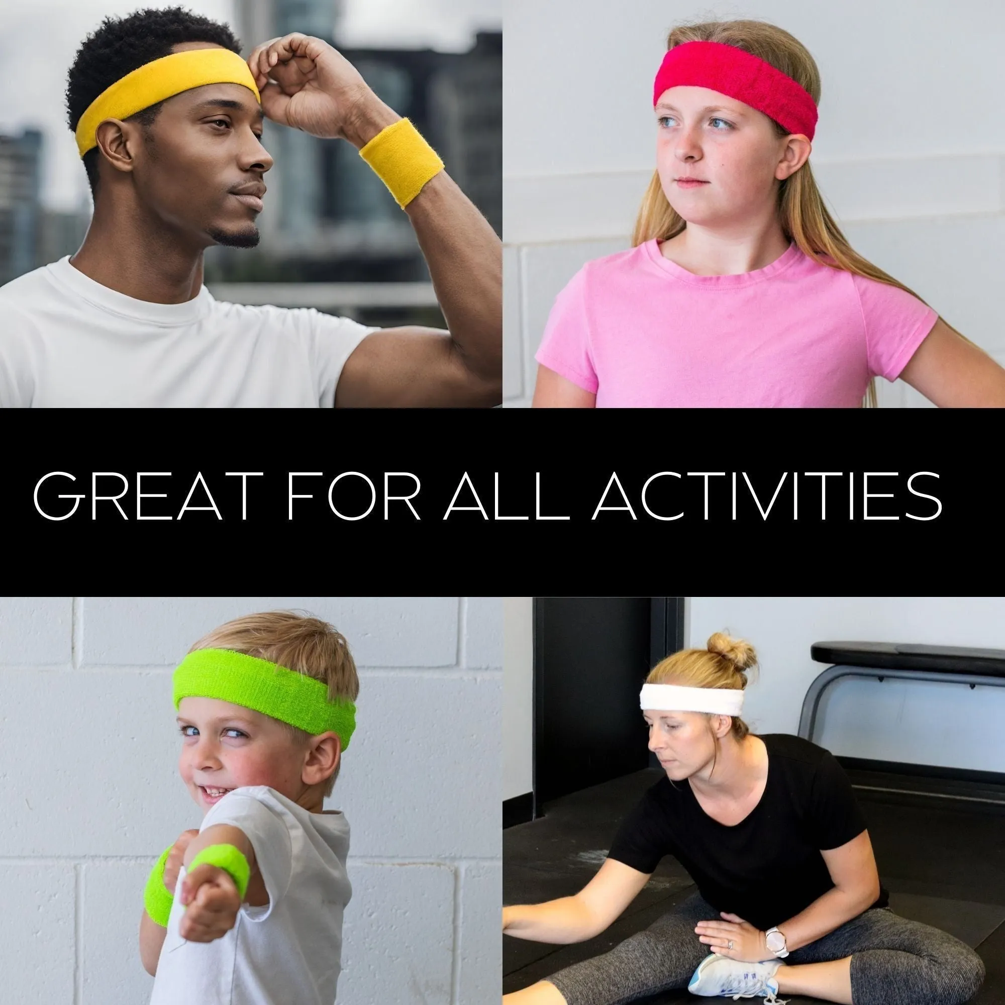 Yellow Head Sweatband